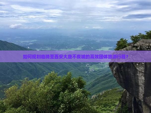如何规划临猗至西安大唐不夜城的高效团体旅游行程？