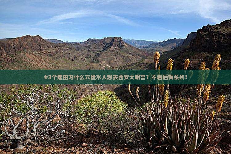 #3个理由为什么六盘水人想去西安大明宫？不看后悔系列！