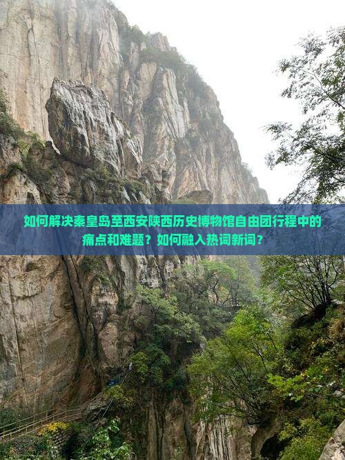 如何解决秦皇岛至西安陕西历史博物馆自由团行程中的痛点和难题？如何融入热词新词？