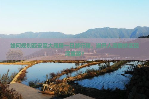 如何规划西安至大雁塔一日游行程，避开人潮拥挤实现深度游？
