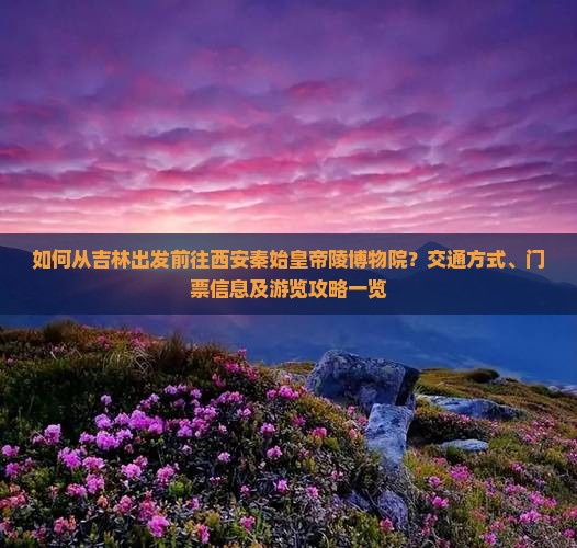 如何从吉林出发前往西安秦始皇帝陵博物院？交通方式、门票信息及游览攻略一览