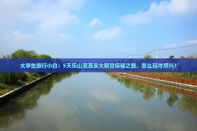 大学生旅行小白：5天乐山至西安大明宫探秘之旅，怎么玩才尽兴？