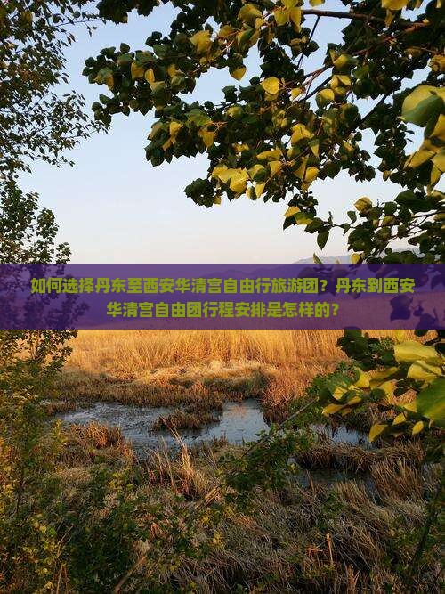 如何选择丹东至西安华清宫自由行旅游团？丹东到西安华清宫自由团行程安排是怎样的？