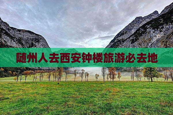 随州人去西安钟楼旅游必去地