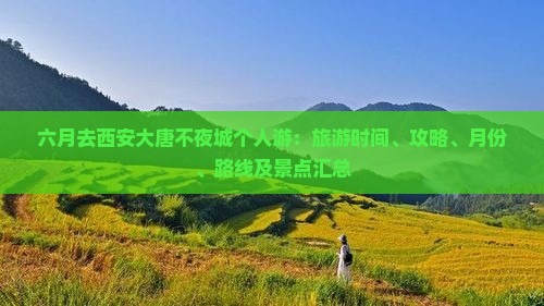 六月去西安大唐不夜城个人游：旅游时间、攻略、月份、路线及景点汇总