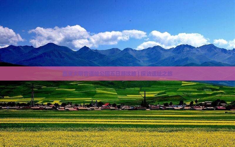 西安大明宫遗址公园五日游攻略 | 探访遗址之旅