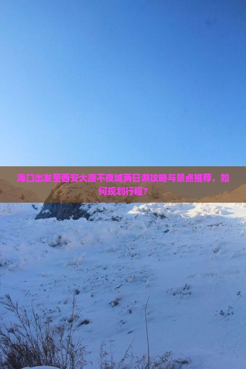 海口出发至西安大唐不夜城两日游攻略与景点推荐，如何规划行程？