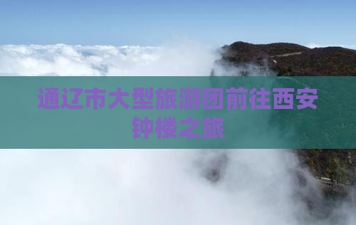 通辽市大型旅游团前往西安钟楼之旅