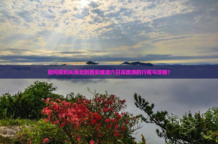 如何规划从海北到西安城墙六日深度游的行程与攻略？
