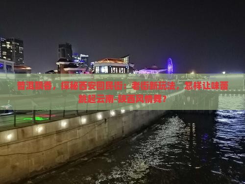 普洱飘香，探秘西安回民街：老街新玩法，怎样让味蕾跳起云南-陕西风情舞？