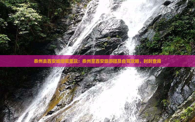 泰州去西安城墙哪里玩：泰州至西安旅游团及自驾攻略，时刻查询