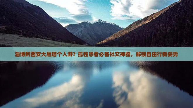 淄博到西安大雁塔个人游？孤独患者必备社交神器，解锁自由行新姿势