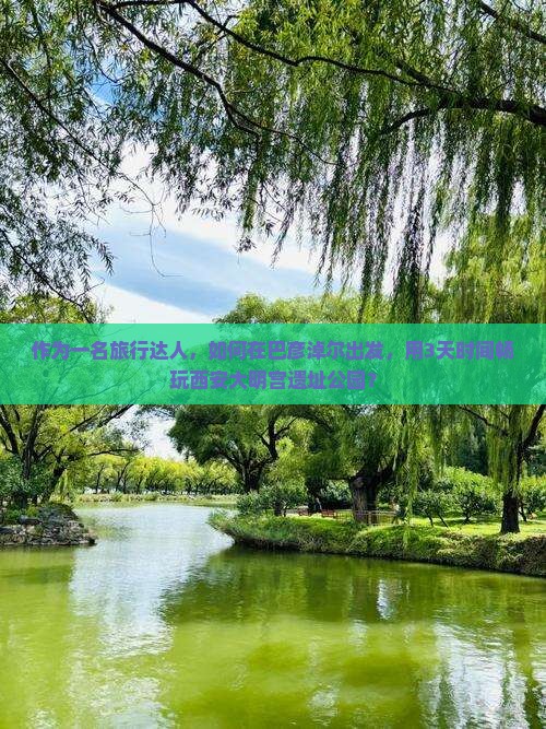 作为一名旅行达人，如何在巴彦淖尔出发，用3天时间畅玩西安大明宫遗址公园？