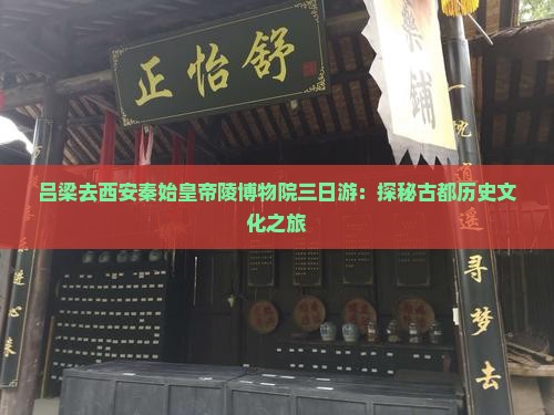 吕梁去西安秦始皇帝陵博物院三日游：探秘古都历史文化之旅