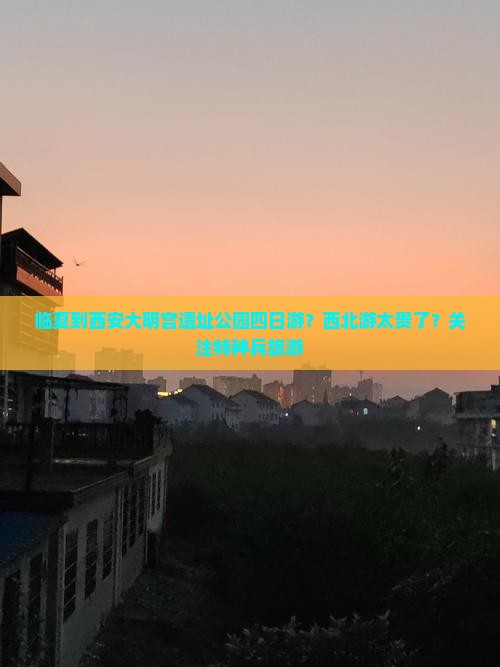 临夏到西安大明宫遗址公园四日游？西北游太贵了？关注特种兵旅游