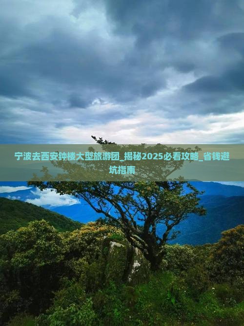宁波去西安钟楼大型旅游团