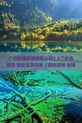 广州到西安城墙攻略