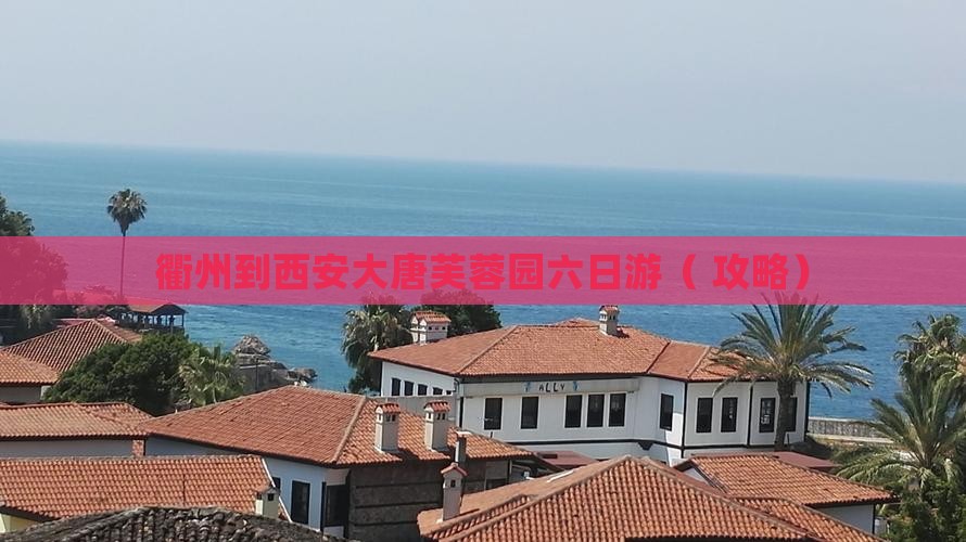 衢州到西安大唐芙蓉园六日游