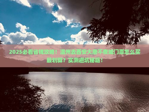 温州到西安大唐不夜城门票