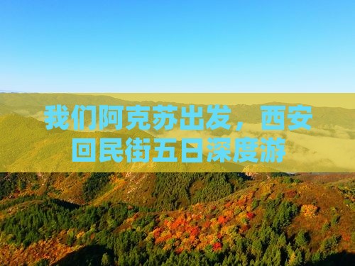 我们阿克苏出发，西安回民街五日深度游