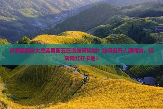 济源至西安大唐芙蓉园五日游如何规划？如何避开人潮拥堵，玩转网红打卡地？