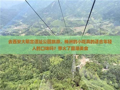去西安大明宫遗址公园旅游，株洲的小吃真的适合年轻人的口味吗？带火了国潮美食
