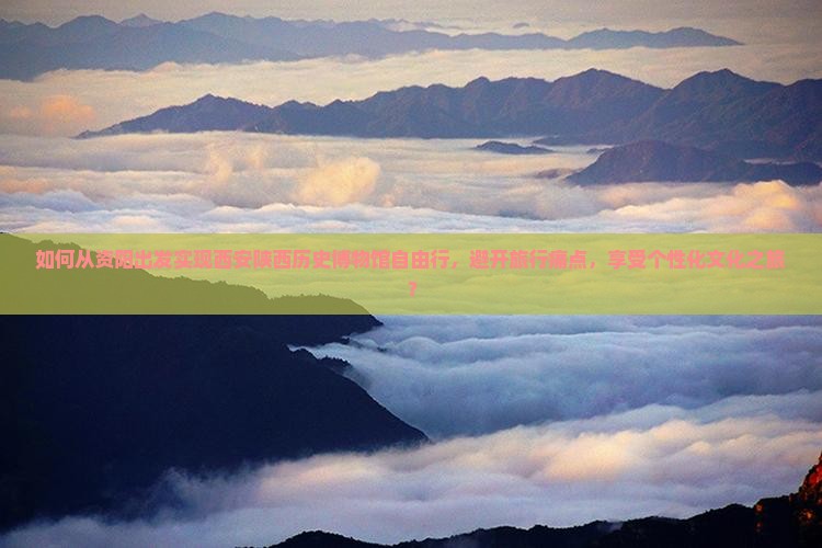 如何从资阳出发实现西安陕西历史博物馆自由行，避开旅行痛点，享受个性化文化之旅？