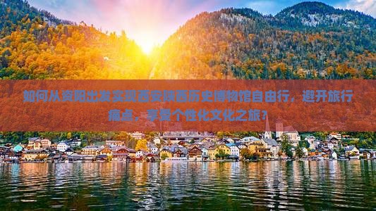 如何从资阳出发实现西安陕西历史博物馆自由行，避开旅行痛点，享受个性化文化之旅？