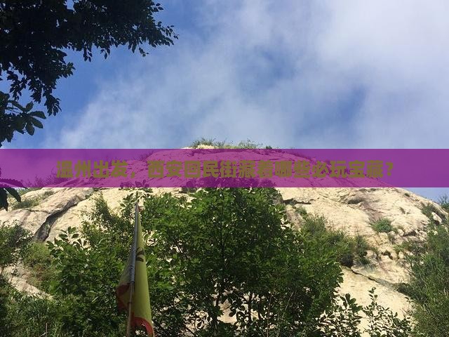 温州出发，西安回民街藏着哪些必玩宝藏？