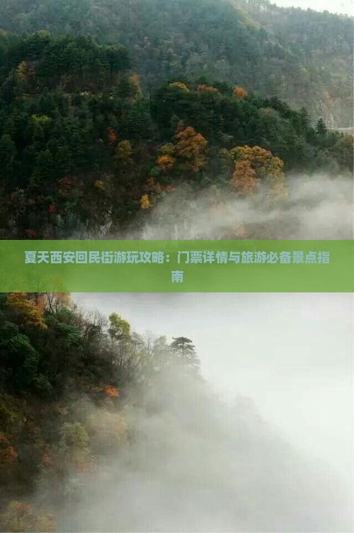 夏天西安回民街游玩攻略：门票详情与旅游必备景点指南