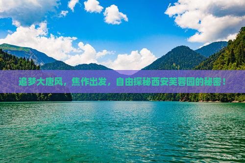 追梦大唐风，焦作出发，自由探秘西安芙蓉园的秘密！