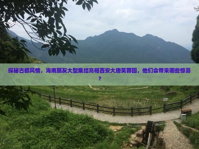 探秘古都风情，海南朋友大型集结亮相西安大唐芙蓉园，他们会带来哪些惊喜？