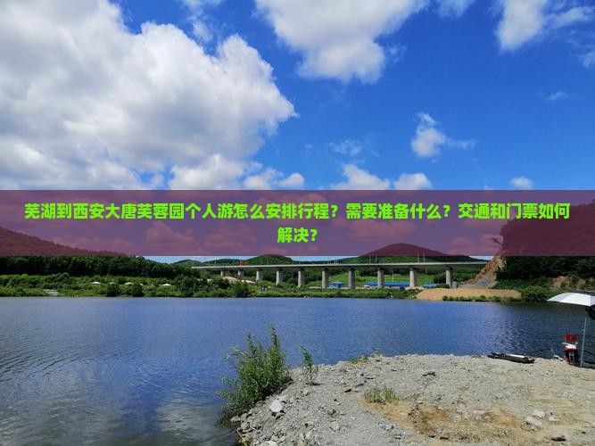 芜湖到西安大唐芙蓉园个人游怎么安排行程？需要准备什么？交通和门票如何解决？