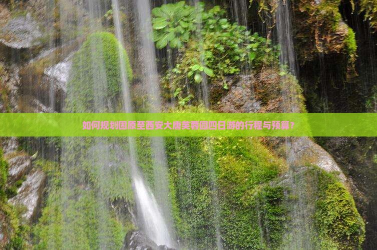 如何规划固原至西安大唐芙蓉园四日游的行程与预算？