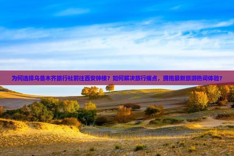 为何选择乌鲁木齐旅行社前往西安钟楼？如何解决旅行痛点，拥抱最新旅游热词体验？