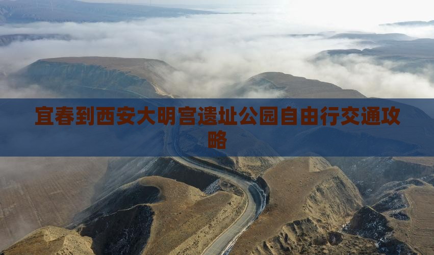 宜春到西安大明宫遗址公园自由行交通攻略