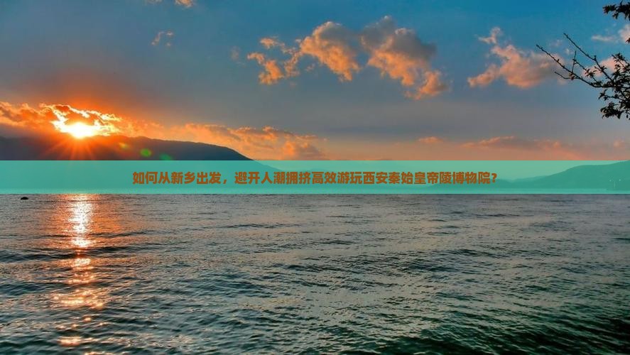 如何从新乡出发，避开人潮拥挤高效游玩西安秦始皇帝陵博物院？