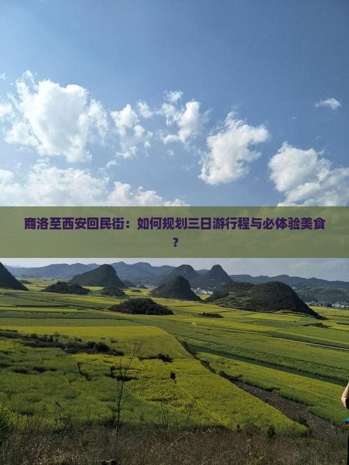 商洛至西安回民街：如何规划三日游行程与必体验美食？