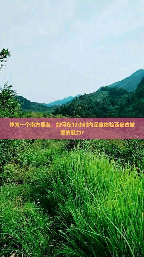 作为一个南方朋友，如何在12小时内深度体验西安古城墙的魅力？