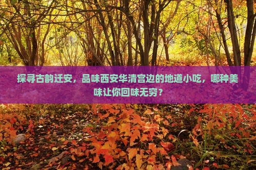 探寻古韵迁安，品味西安华清宫边的地道小吃，哪种美味让你回味无穷？