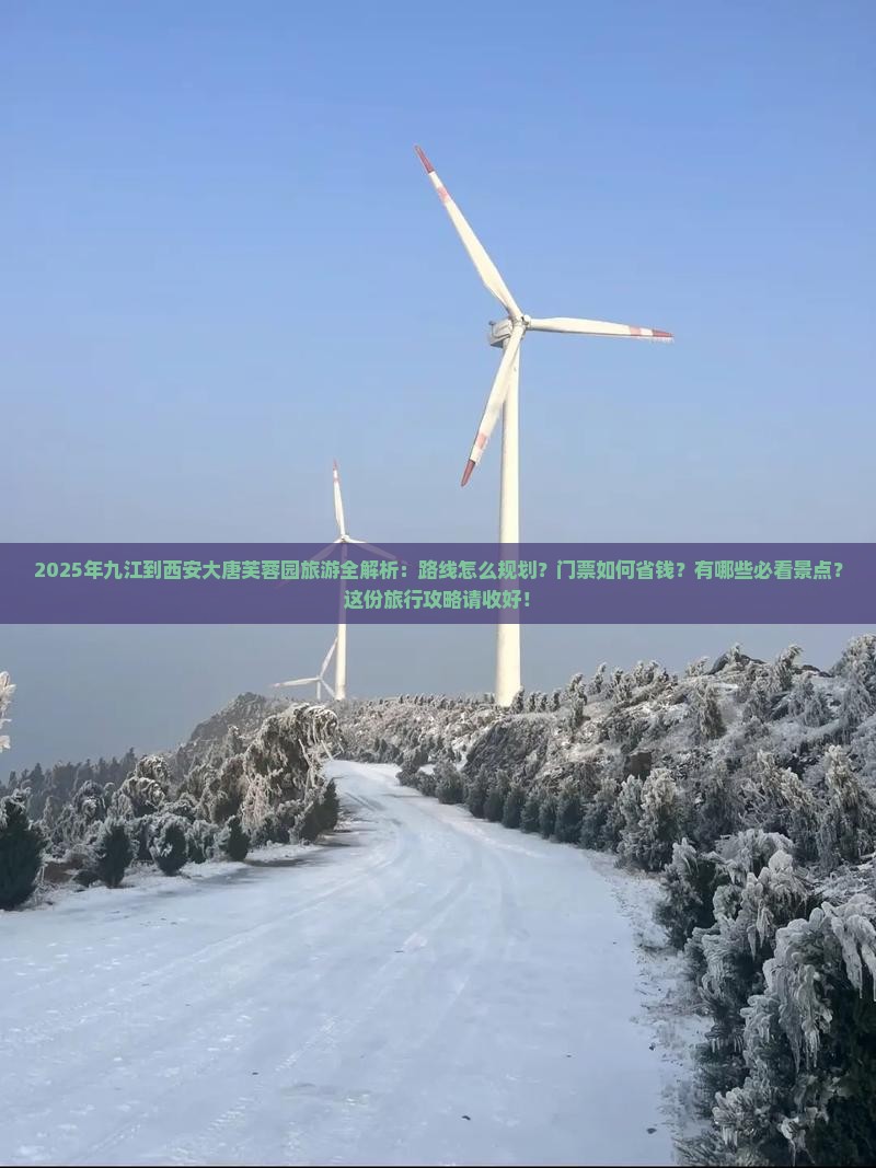 九江到西安大唐芙蓉园必去地