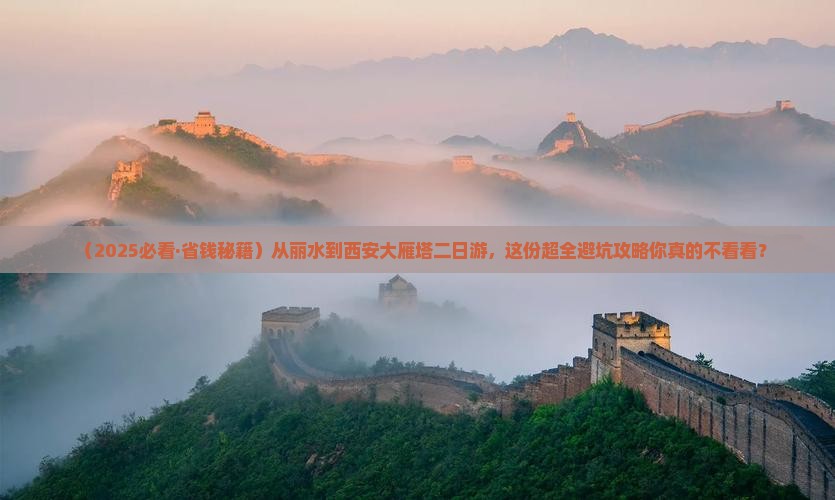 丽水去西安大雁塔二日游 丽水去西安大雁塔二日游