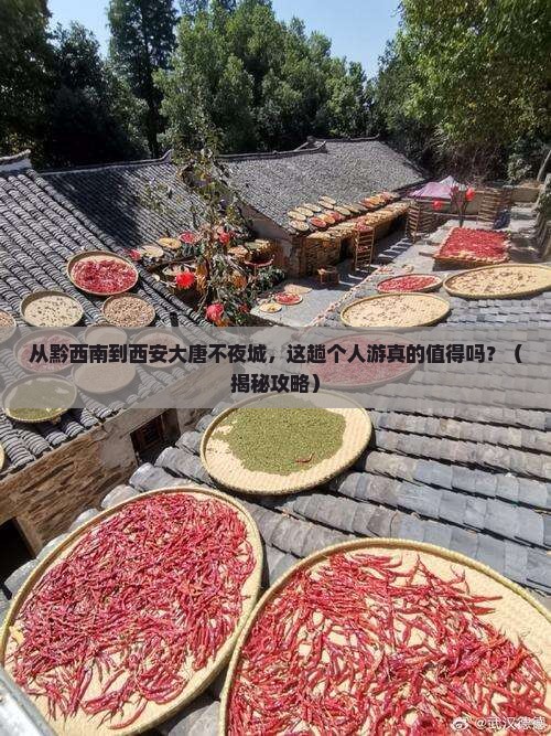 黔西南去西安大唐不夜城个人游