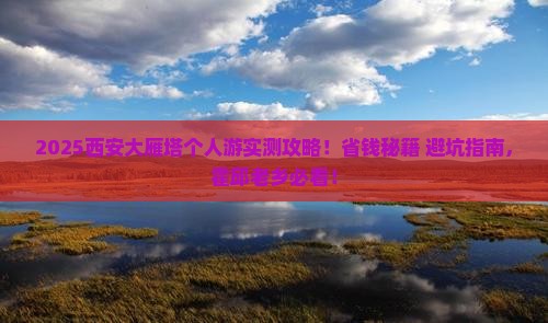 霍邱去西安大雁塔个人游