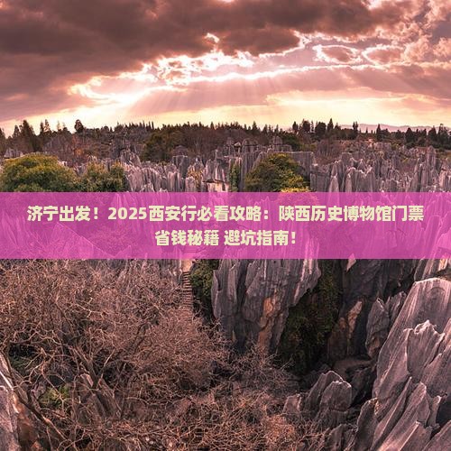济宁去西安陕西历史博物馆门票