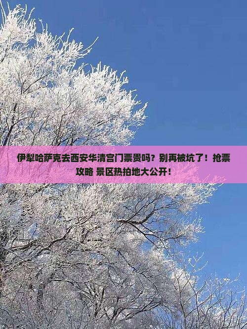 伊犁哈萨克去西安华清宫门票