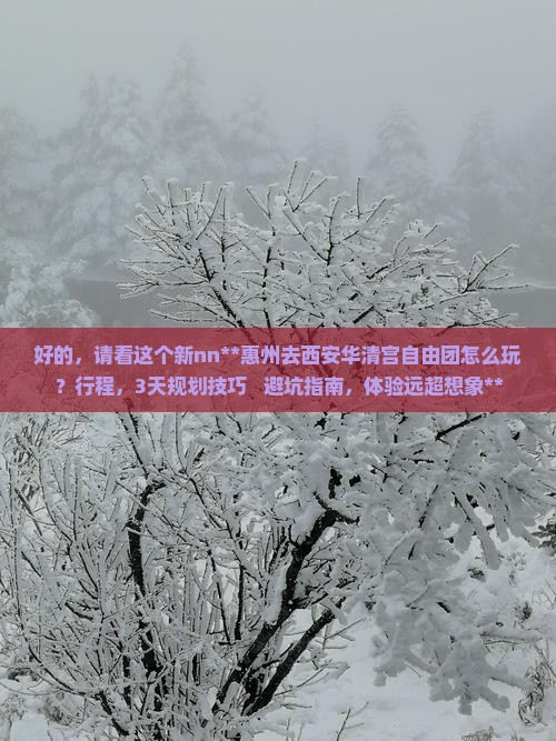 惠州去西安华清宫自由团
