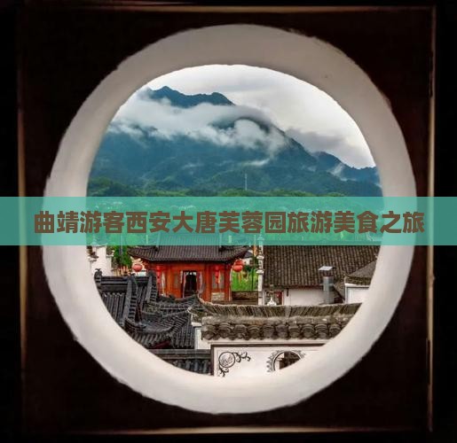 曲靖去西安大唐芙蓉园旅游小吃