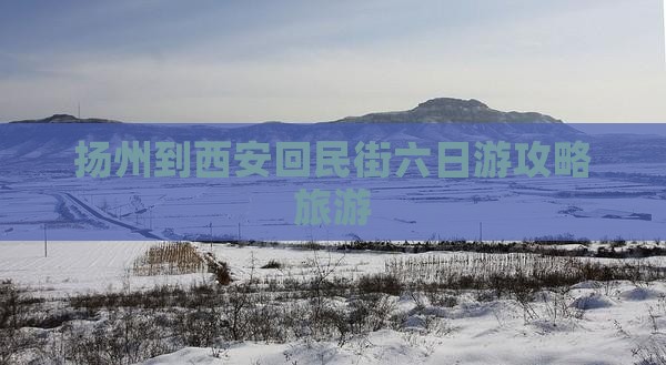 扬州到西安回民街六日游