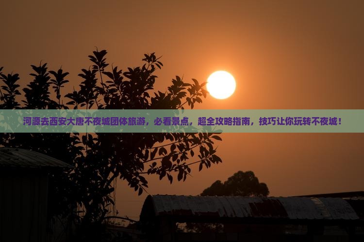 河源去西安大唐不夜城团体旅游
